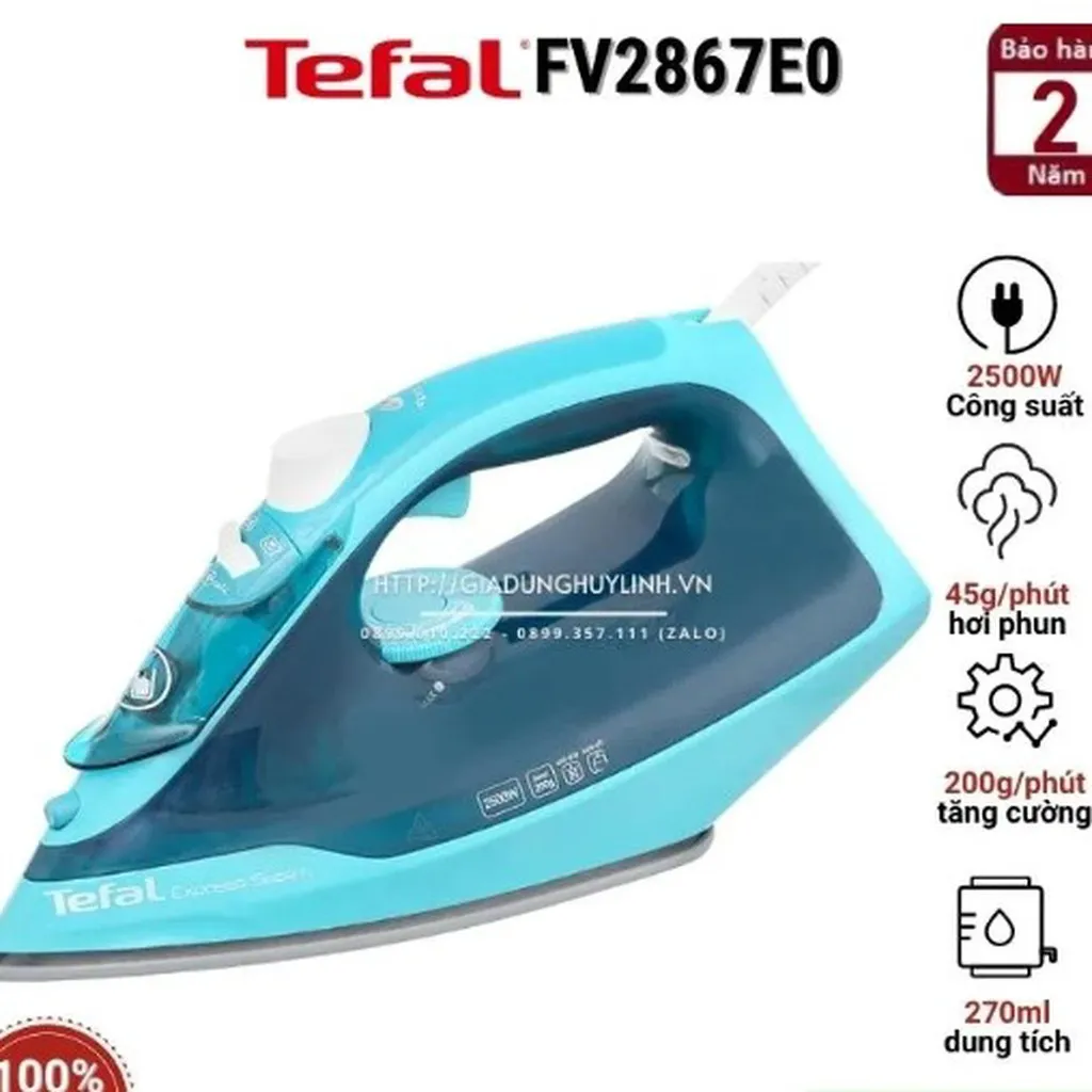 Bàn Ủi Hơi Nước Tefal Fv2867e0 - Tefal