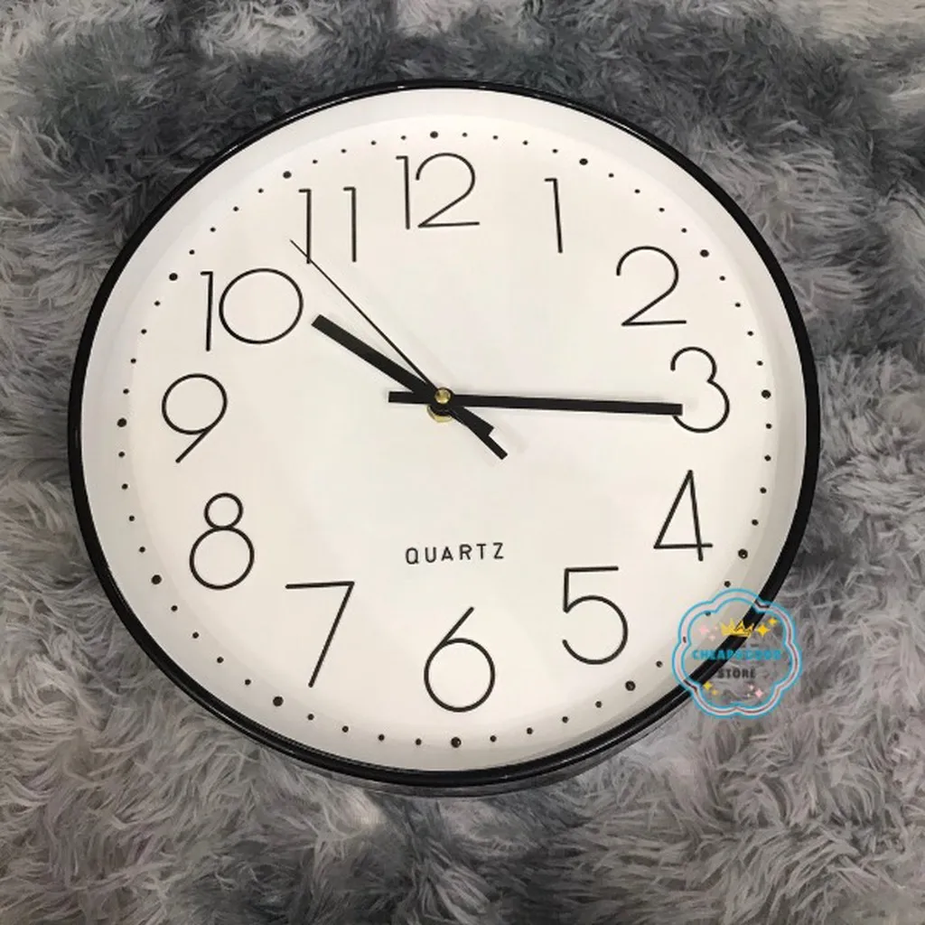 Đồng Hồ Treo Tường Quartz Kim Trôi Bảo Hành 12 Tháng, Đồng Hồ Treo Tường Trang Trí Nhà Cửa - Cheap&good