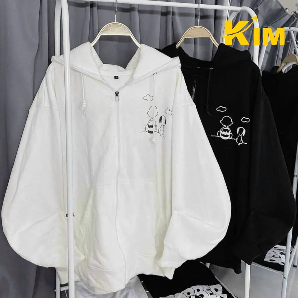 Áo Khoác Nỉ Ngoại Unisex In Hình Chú Bé - Kim