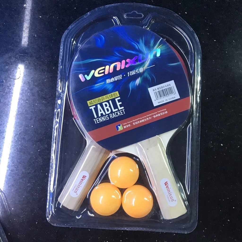 Alternative view of Vợt Bóng Bàn Giành Cho Học Sinh, Bộ 2 Vợt Bóng Bàn Tặng 3 Quả Bóng Bàn - Cheap&good