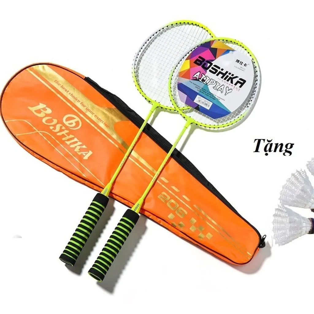 Alternative view of Bộ 2 Chiếc Vợt Cầu Lông Boshika 206 Chất Lượng Cao Tặng Kèm 3 Quả Cầu, Túi Đựng, Bộ Vợt Cầu Lông Boshika - Cheap&good