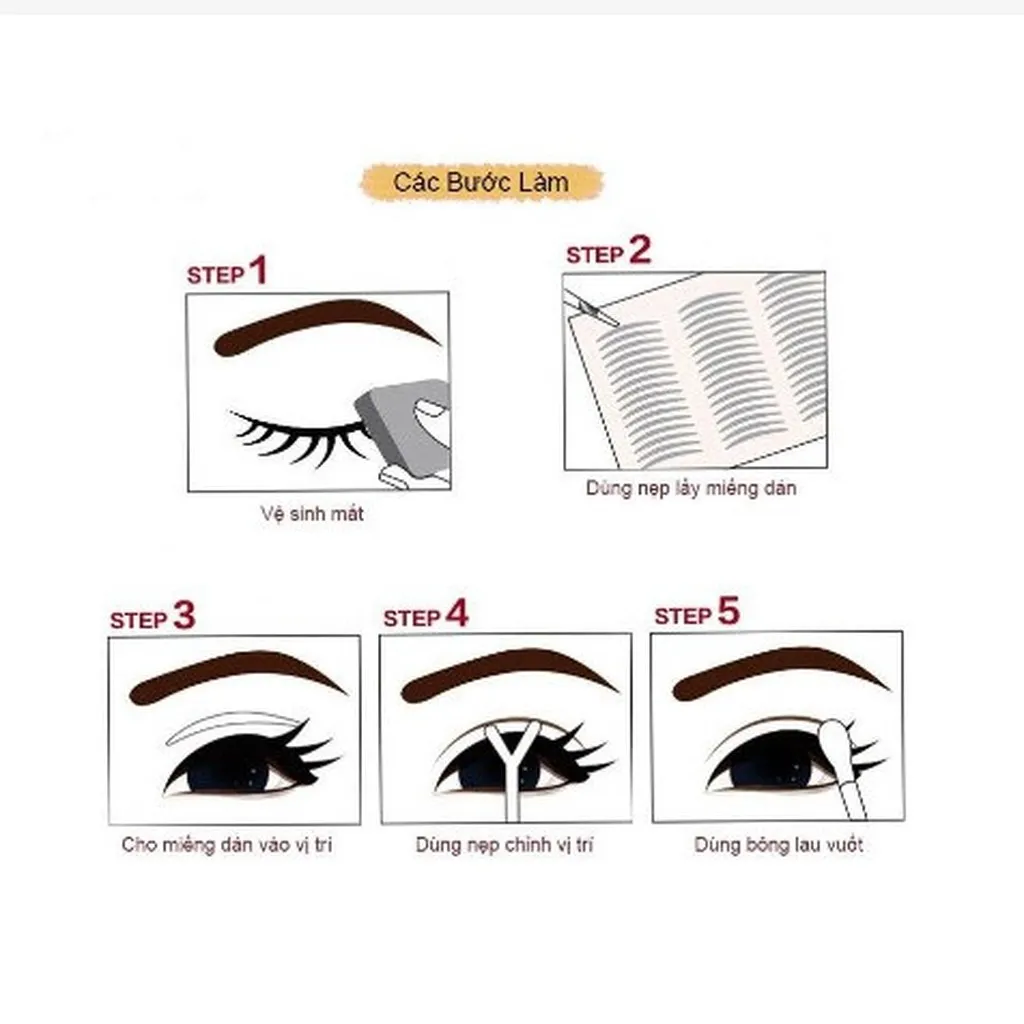 Alternative view of Bộ 240 Miếng Dán Kích Mí Mắt Keli (120 Cặp) - Gdn