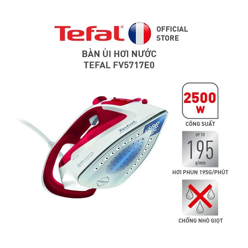 Bàn Ủi Hơi Nước Tefal Fv5717e0 - Tefal