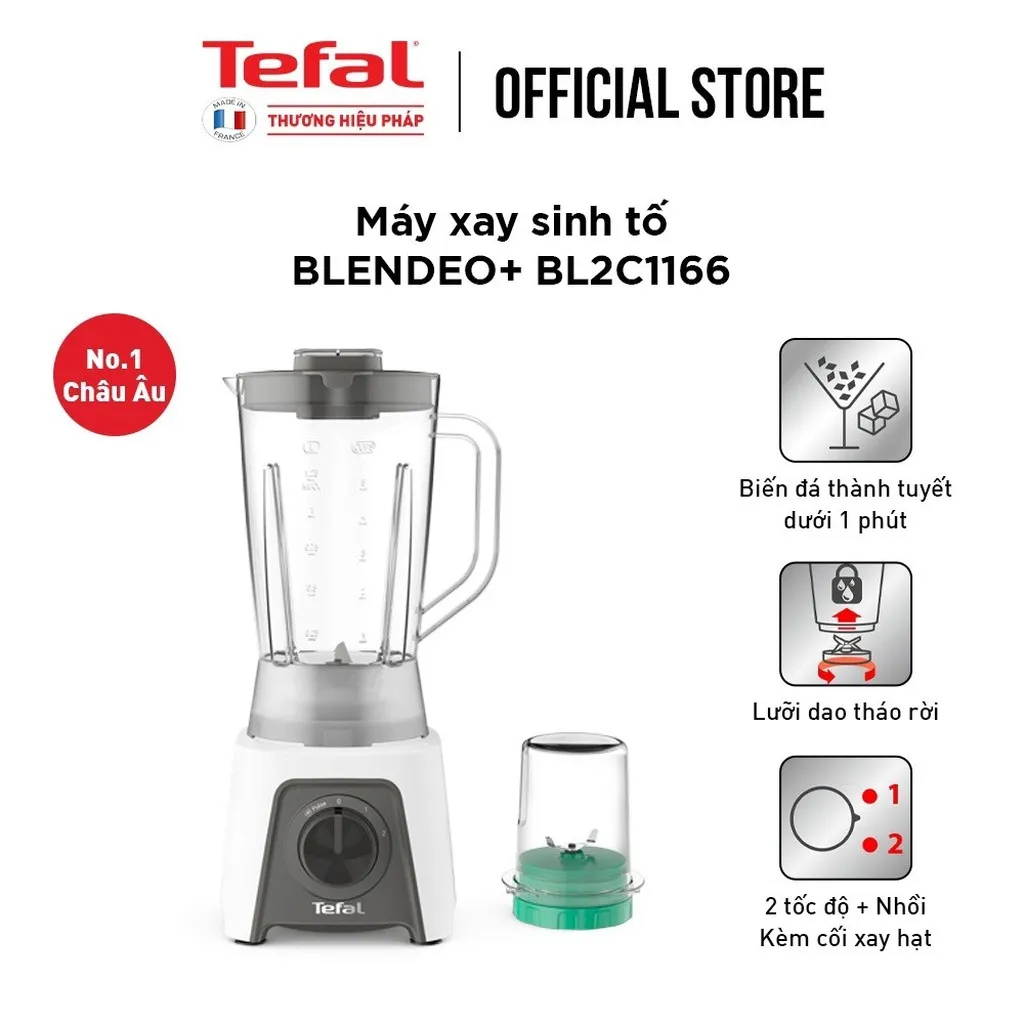 Máy Xay Sinh Tố Tefal Bl2c1166 450w 1.25l - Tefal