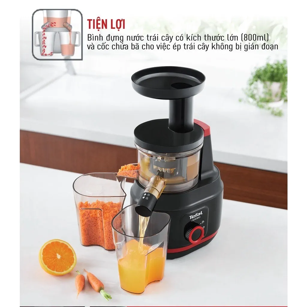 Alternative view of Máy Ép Trái Cây Tốc Độ Chậm Tefal Zc150838 - Tefal