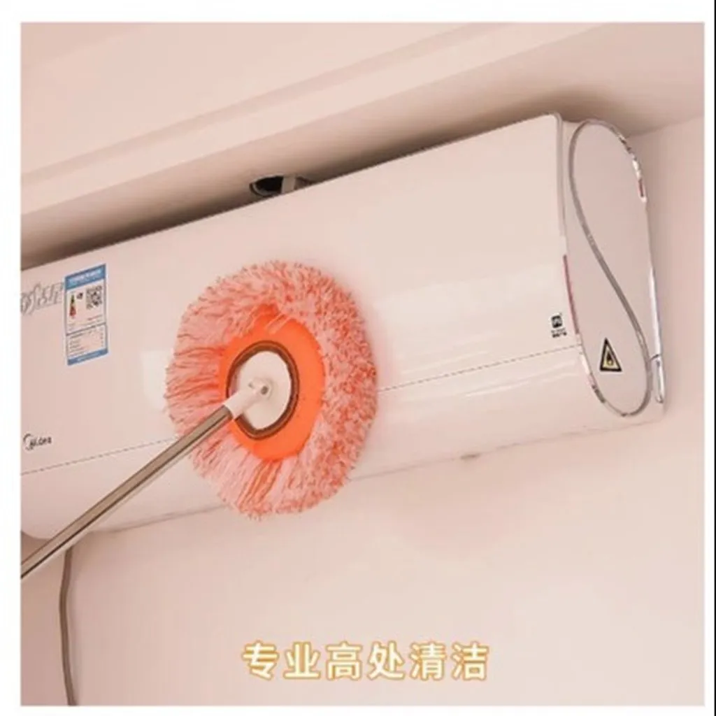 Chổi Lau Đa Năng Tròn Màu Cam - Su