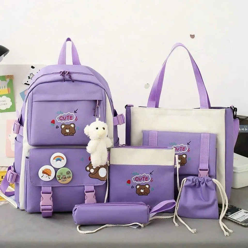 Alternative view of Set Balo 4 Món Gấu Cute Sa111 - Sam Store