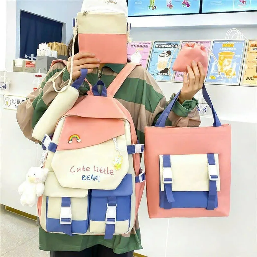Set Balo 4 Món Cute Little Bear Sa755 - Sam Store
