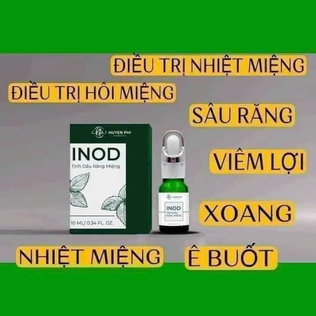 Tinh Dầu Inod Huyền Phi - Trị Dứt Diểm Mùi Hôi Miệng Kt1 -gdn