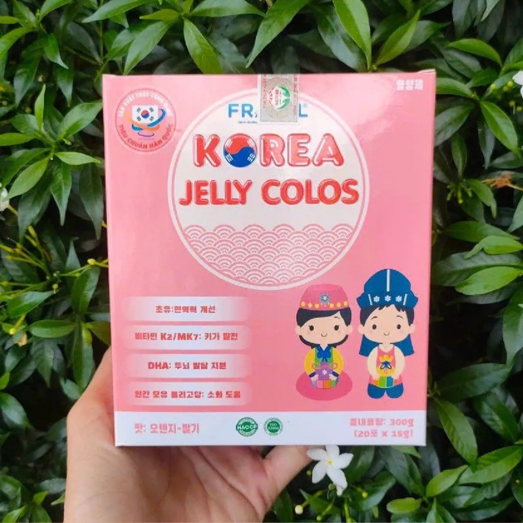 Thạch Korea Jelly Colos Hộp 20 Gói - Franci.