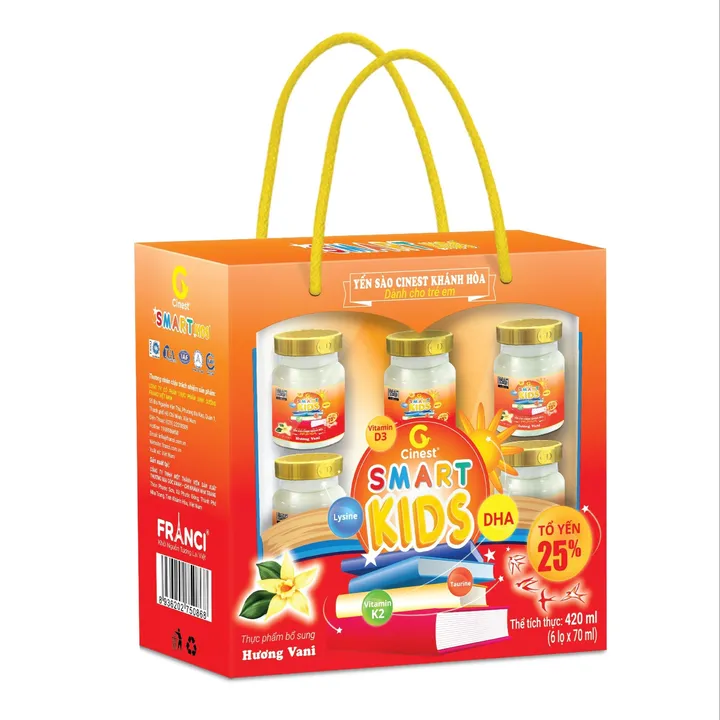 Lốc Cinest 25% Kid Smart Hương Vani - Franci