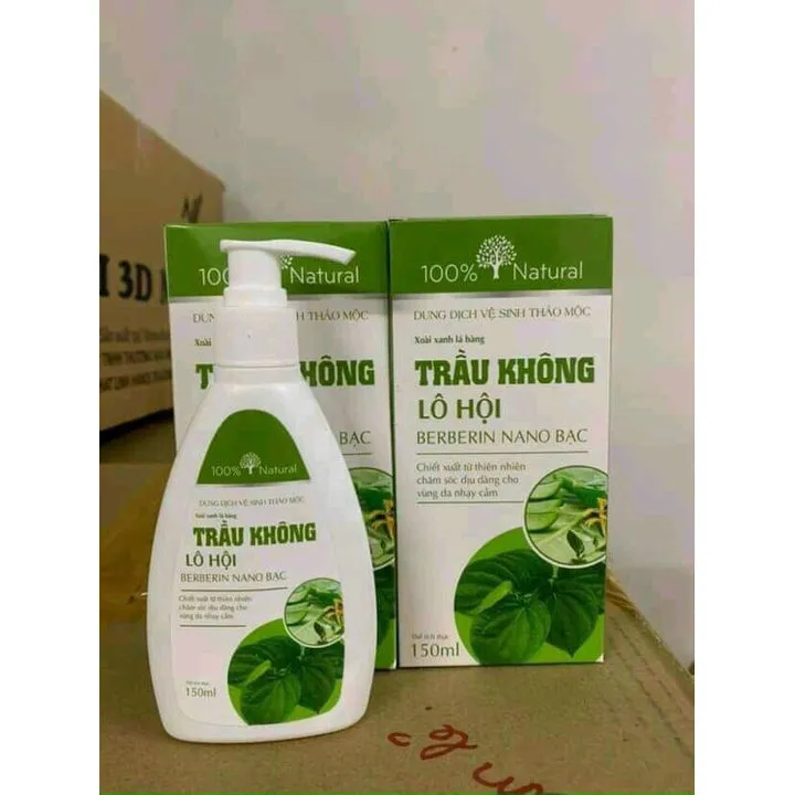 Dung Dịch Vệ Sinh Phụ Nữ Lá Trầu Không Lô Hội 150ml - Gdn