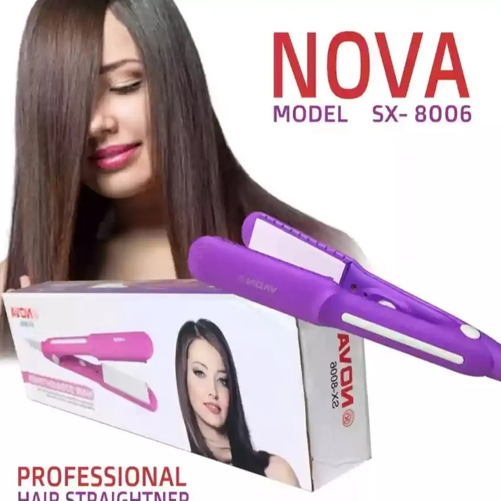 Máy Duỗi Bấm Tóc Nova Sx8006 - Su