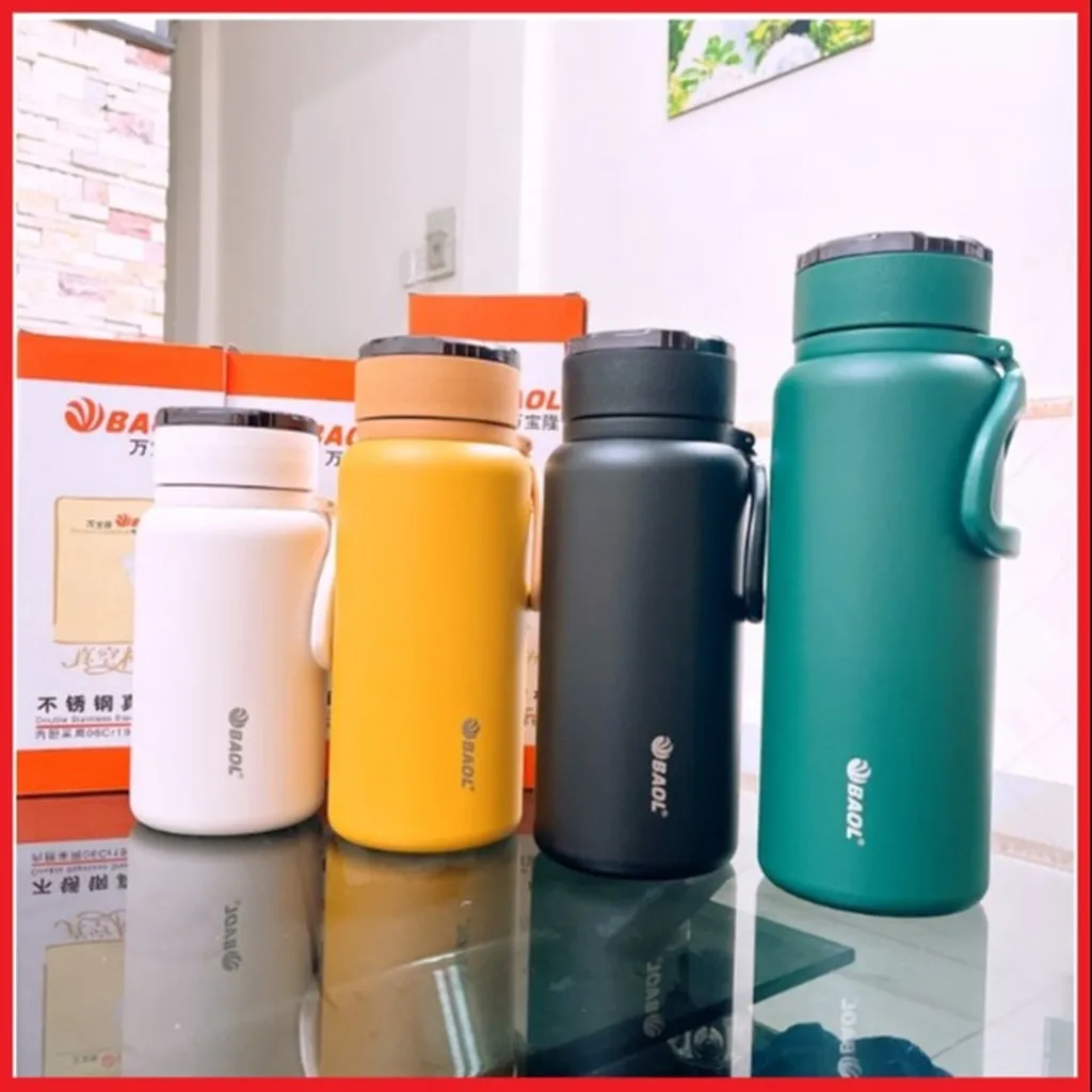 Bình Giữ Nhiệt Inox 304 Nhám Cao Cấp Có Lưới Lọc Baol Ctb343 - Bechip