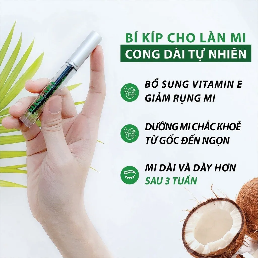 Alternative view of Serum Dưỡng Dài Mi Từ Dầu Nguyên Chất (dừa, Olive, Argan) 5ml- Milaganics