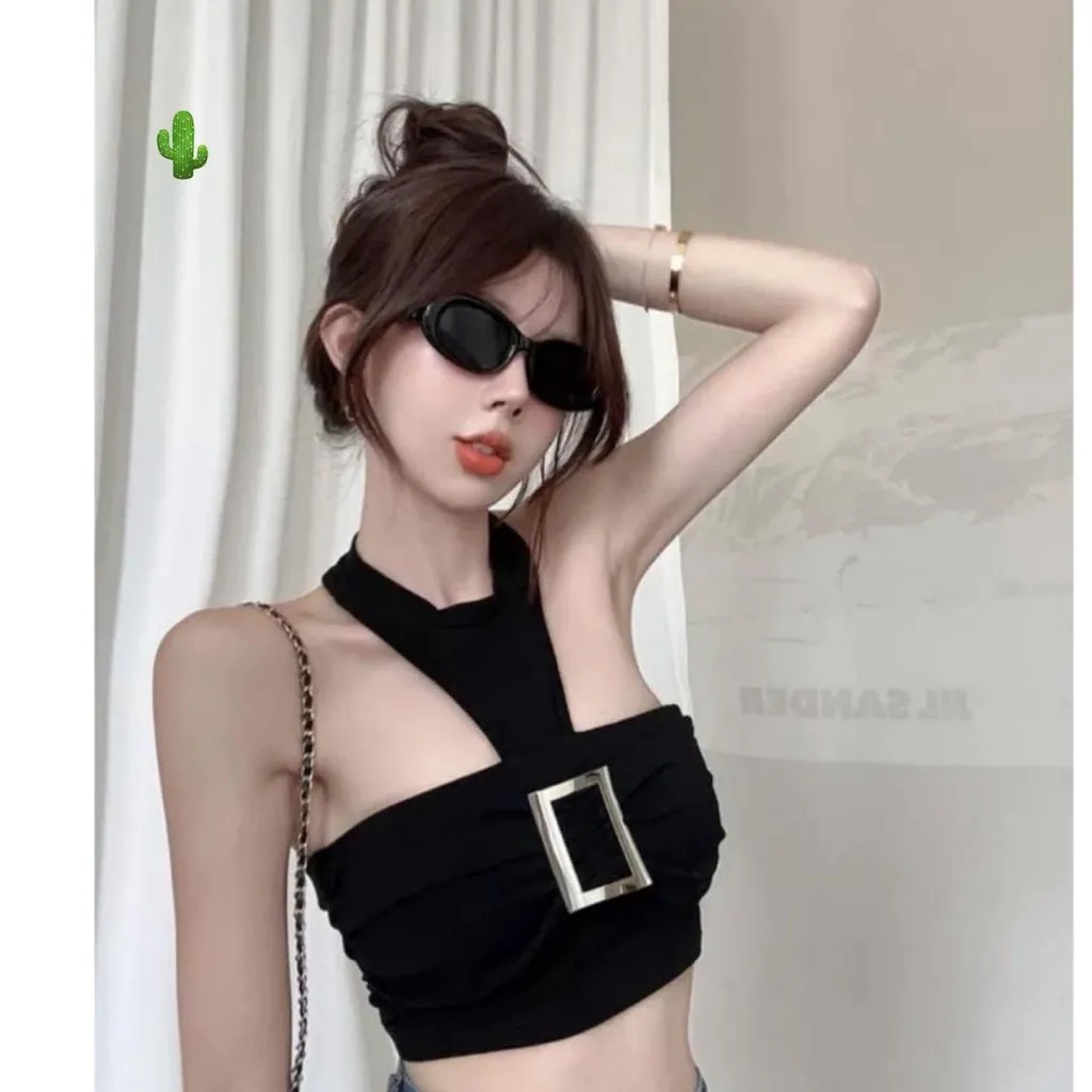 Áo Yếm Nữ Phối Khoen Có Mút - Ausa House