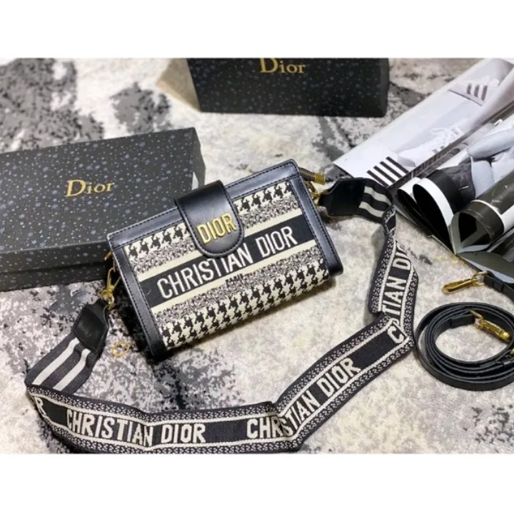 Túi Xách,túi Đeo Dior Sang Chảnh Thổ Cẩm Dáng Chữ Nhật - Shop Mẹ Bống
