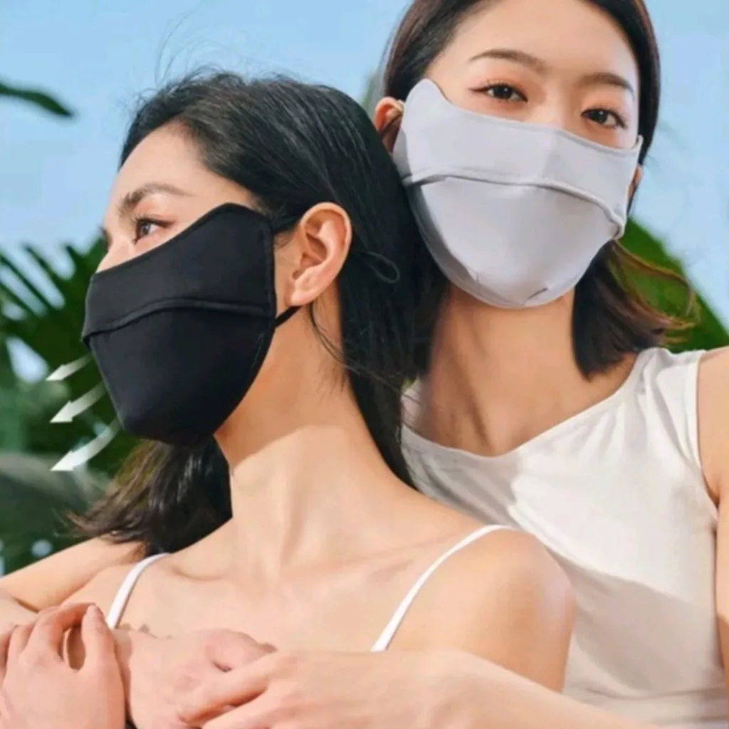 Khẩu Trang Vải Lụa Chống Nắng ,chống Tia Uv Cho Nam Và Nữ - Shop Mẹ Bống