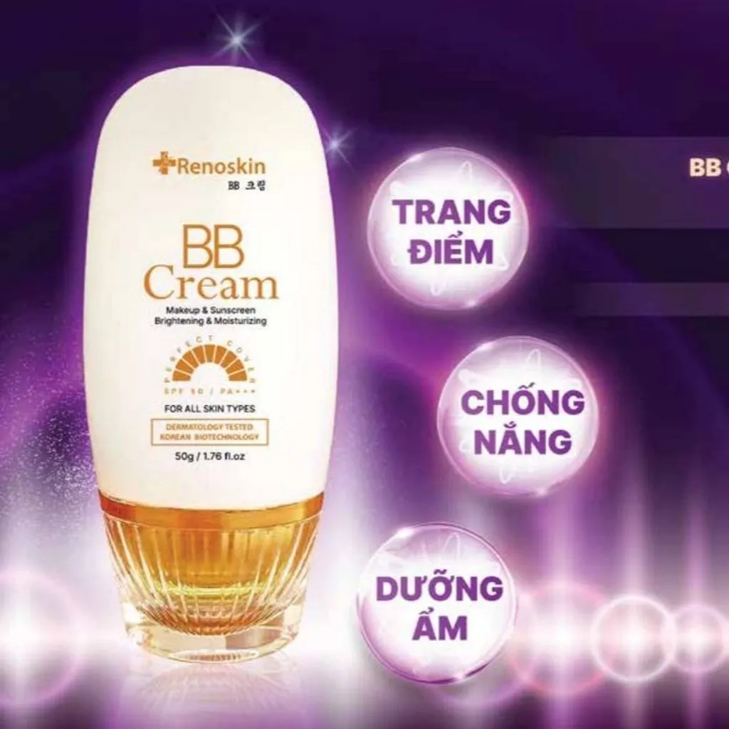 Kem Trang Điểm Và Chống Nắng Bb Cream Hàn Quốc 50g - Renoskin