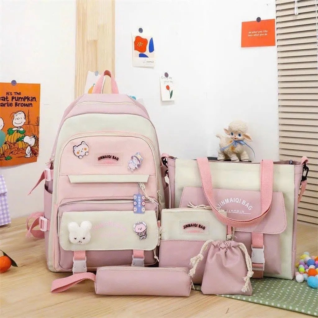 Alternative view of Set Balo 4 Món Jinmaiqibag Sa877 - Sam Store