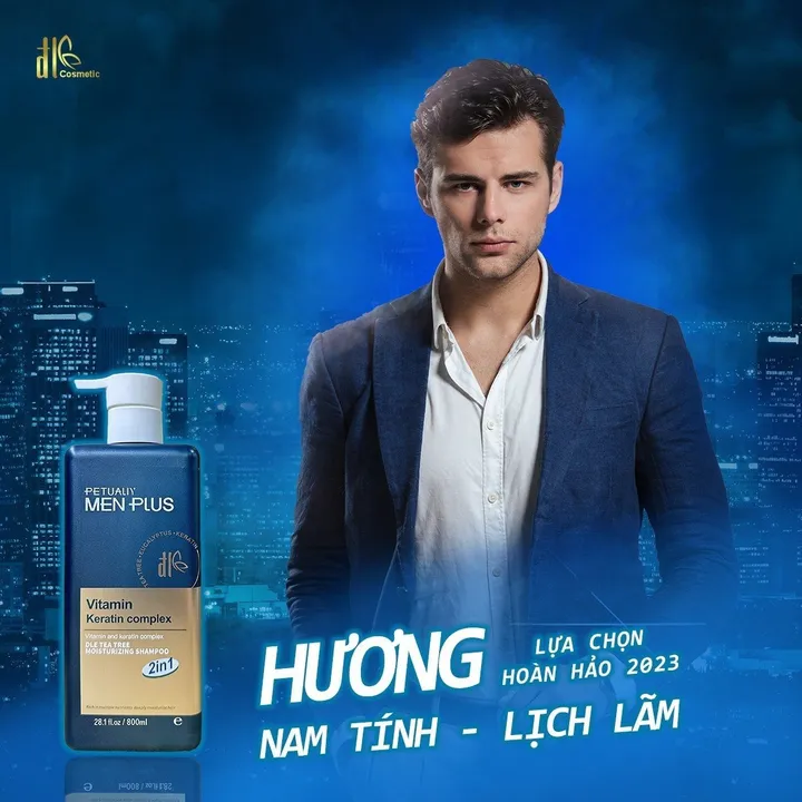 Dầu Gội Nước Hoa Nam Men Plus 500ml , 800 Ml 2 In 1 - Men Plus