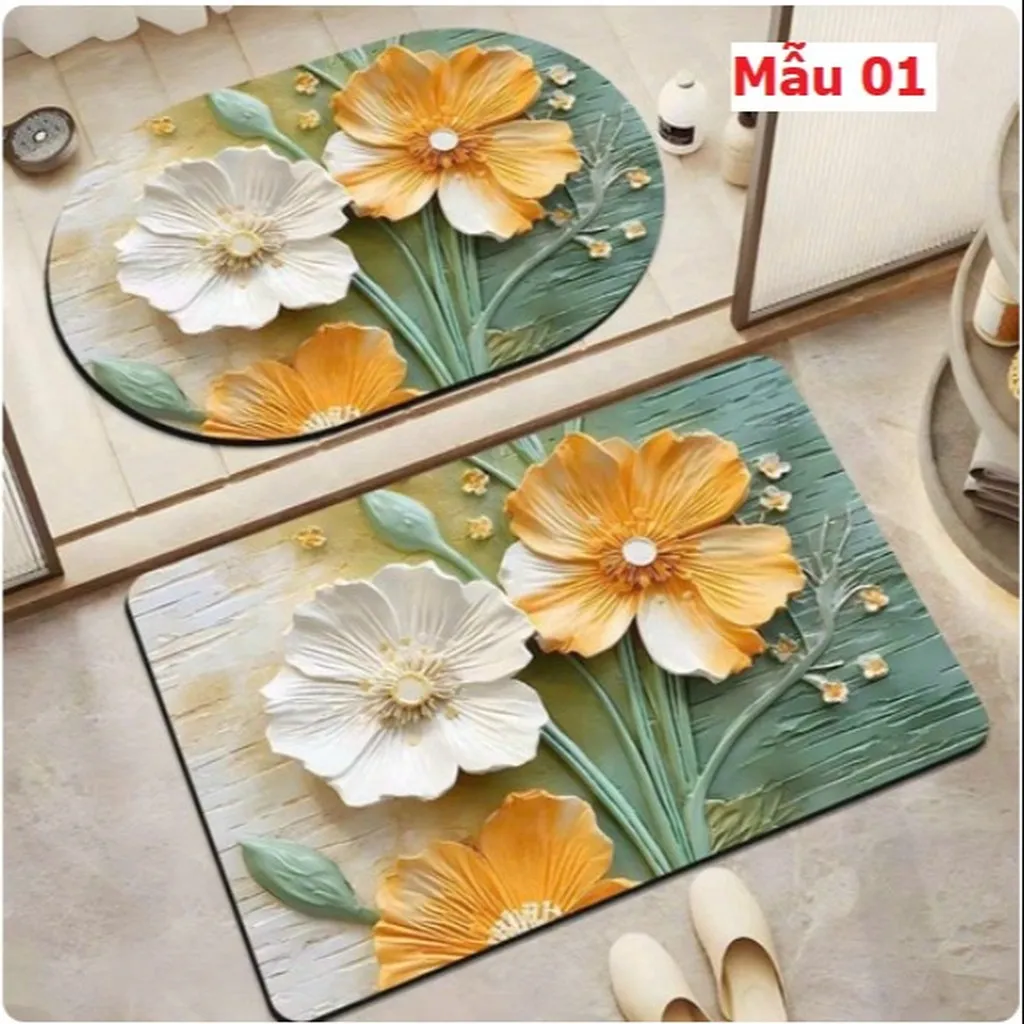 Alternative view of Thảm Chùi Chân 3d Bali Siêu Thấm Ctb284 - Bechip