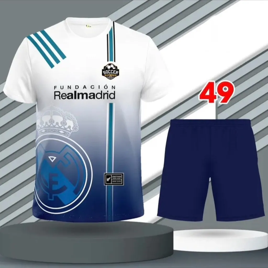 Alternative view of Bộ Thể Thao Thun Lạnh Real Madrid - Silver
