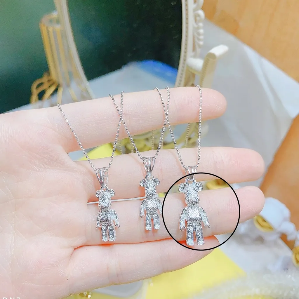 Alternative view of Dây Mặt Gấu Bearbrick Bạc Ta Cao Cấp - Thắng Giang