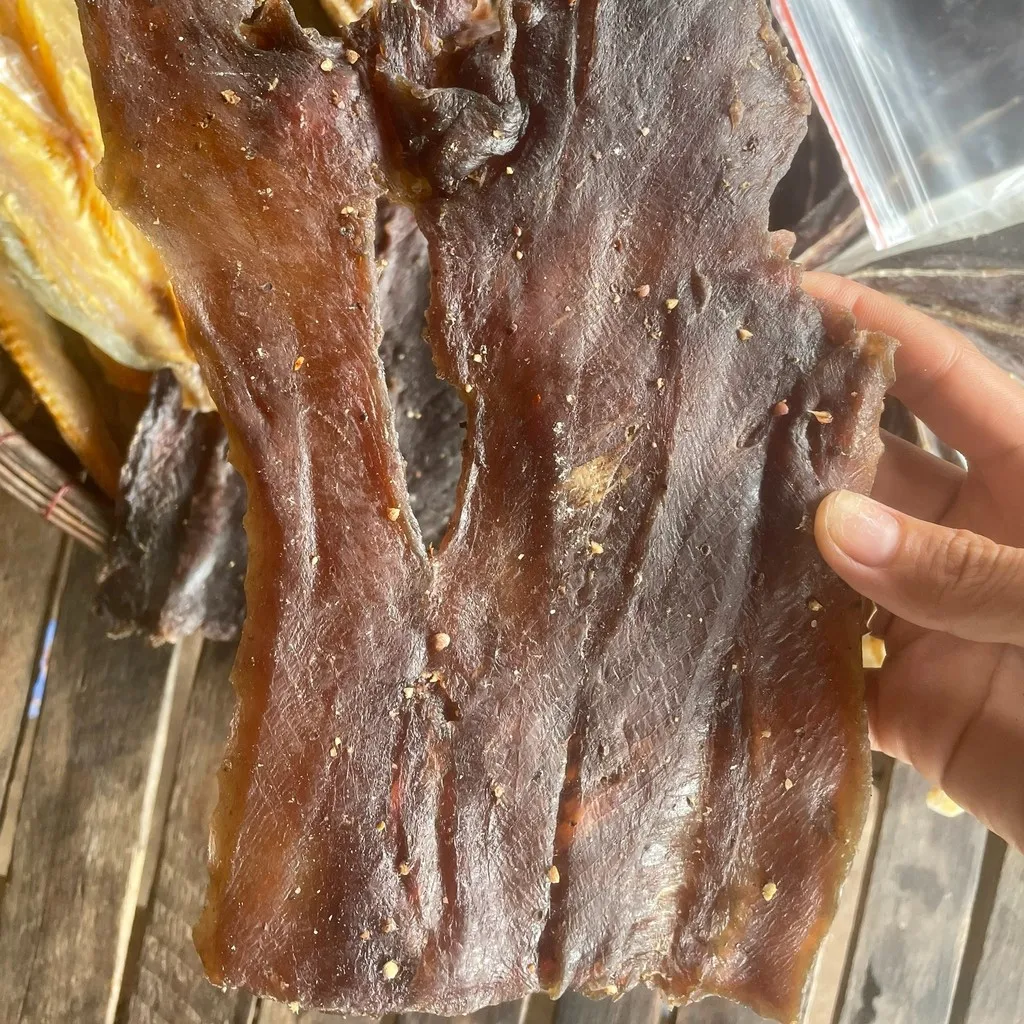 Khô Cá Đuối Thịt Tẩm Vị 500g- Vựa Khô Bến Tre