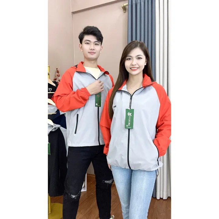 Áo Gió Unisex 2 Lớp Phối Màu Chống Nước Mẫu Mới Sldcg23 - Diepchi Fashion