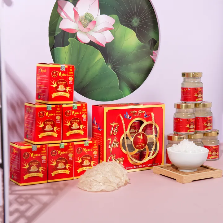 Alternative view of [2 Lốc Tặng 1 Hũ] Lốc 6 Hũ Yến 30% Yến Sào Chưng Đường Phèn Nhân Việt Hũ 70ml - Nhân Việt