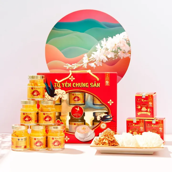 Alternative view of Lốc 6 Hũ Yến Sào 30% Yến Chưng Đông Trùng Hạ Thảo Nhân Việt Hũ 70ml - Nhân Việt