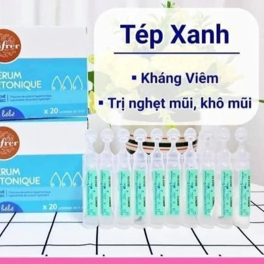 Alternative view of Nước Muối Sinh Lý Pháp Giảm Sổ Mũi, Nghẹt Mũi - Gifrer