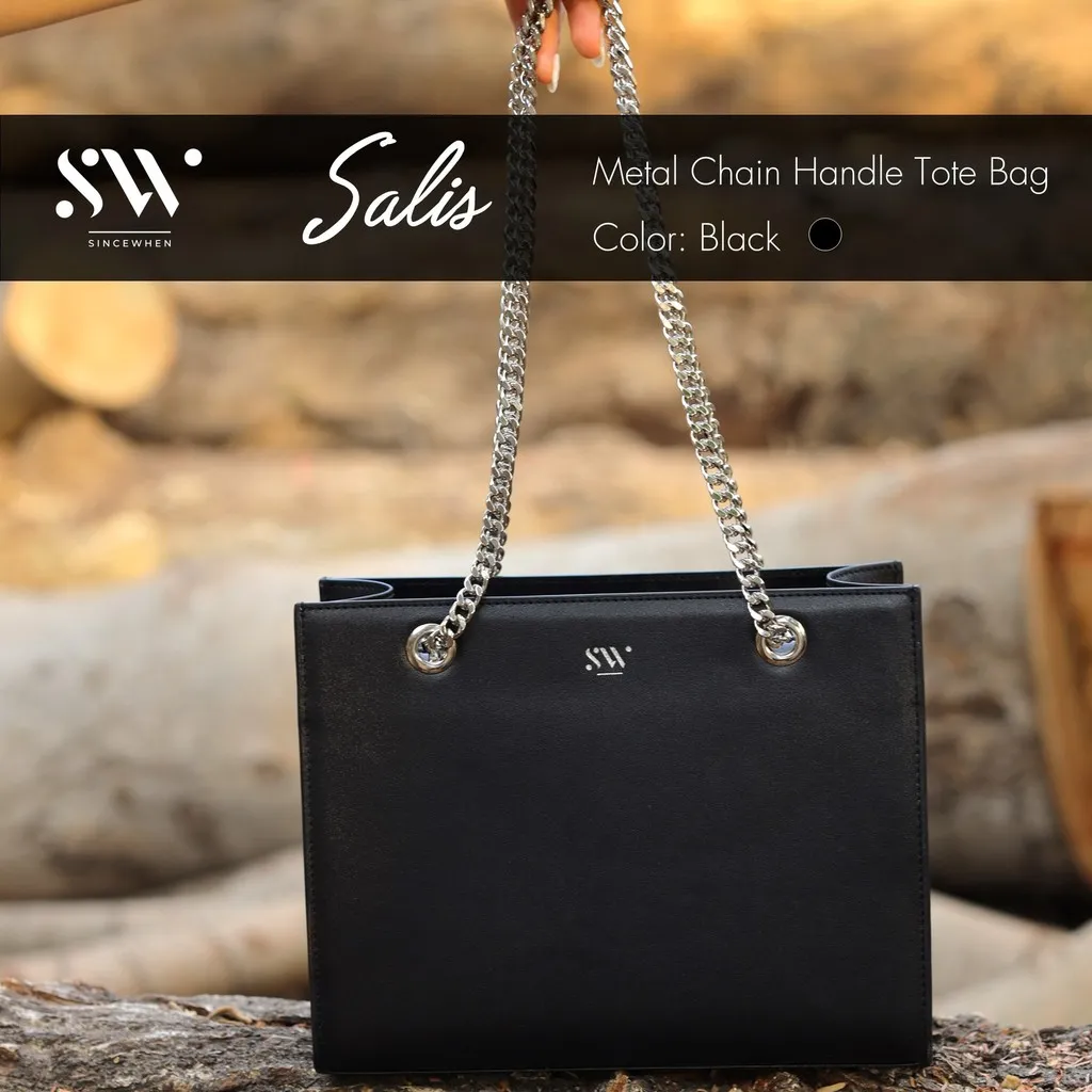 Alternative view of Túi Tote Mini Salis Quai Xách Kim Loại (metal Chain Handle Tote Bag) - Sincewhen