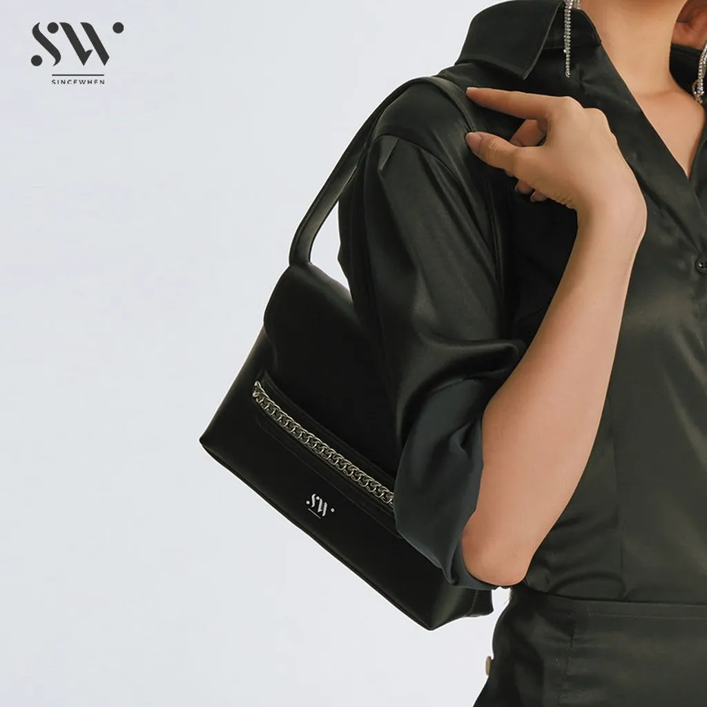 Alternative view of Túi Đeo Vai Uri Tối Giản - Đen (little Shoulder Bag) - Sincewhen
