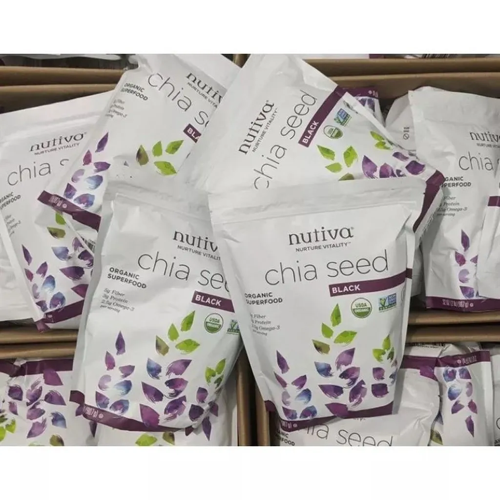 Alternative view of Hạt Chia Nutiva Chia Seed Cao Cấp Từ Mỹ (907gr) - Minh Ngọc