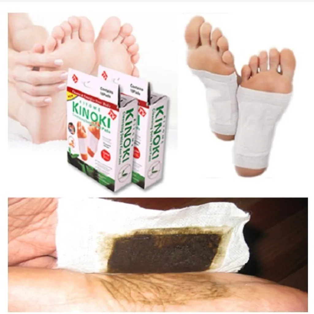 Hộp 10 Miếng Dán Chân Giải Độc Gan Kinoki Nhật Bản, Thải Nội Tiết Tố Trong Cơ Thể - Gdn