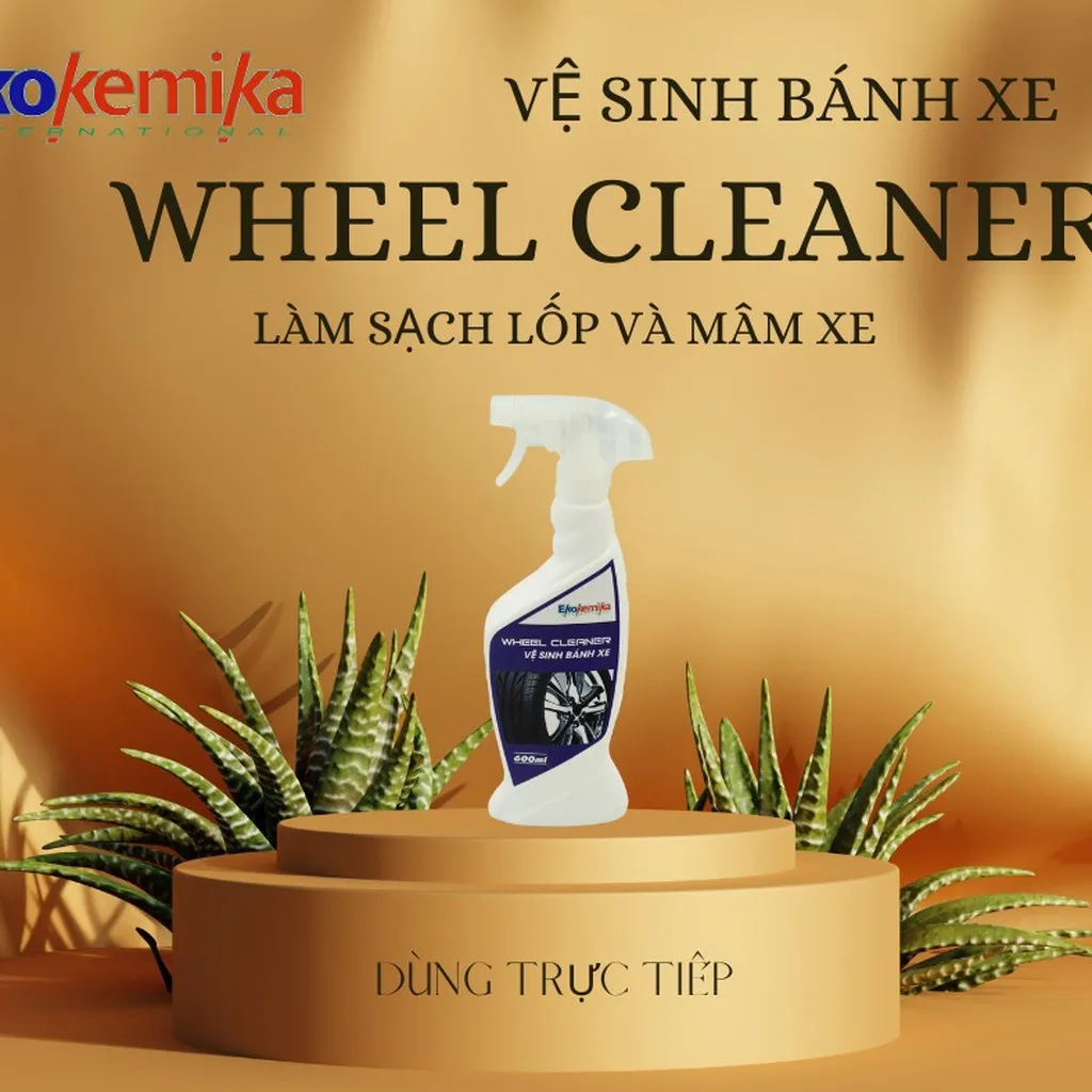 Dung Dịch Vệ Sinh Bánh Xe - Lốp Xe Wheel Cleaner 600ml Thương Hiệu Ekokemika