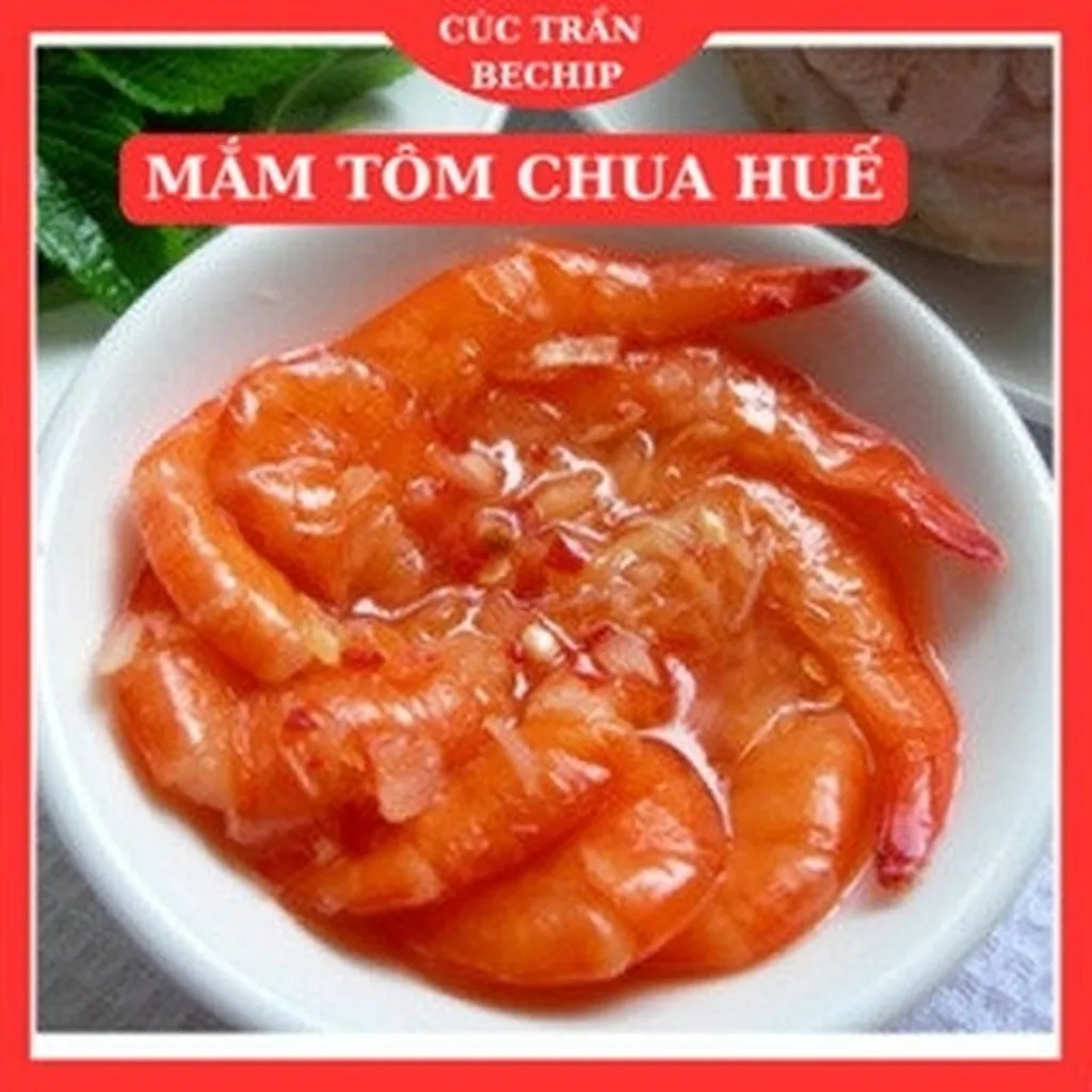 Mắm Tôm Chua Huế, Mắm Tôm, Tôm Chua Huế, Đặc Sản Huế - Vị Ngon Chuẩn Huế Ctb380 450g- Bechip