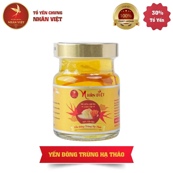Alternative view of [10 Hũ Tặng 1] Yến Sào 30% Yến Chưng Đông Trùng Hạ Thảo Nhân Việt Hũ 70ml Mua 10 Hũ Tặng 1 Hũ- Nhân Việt