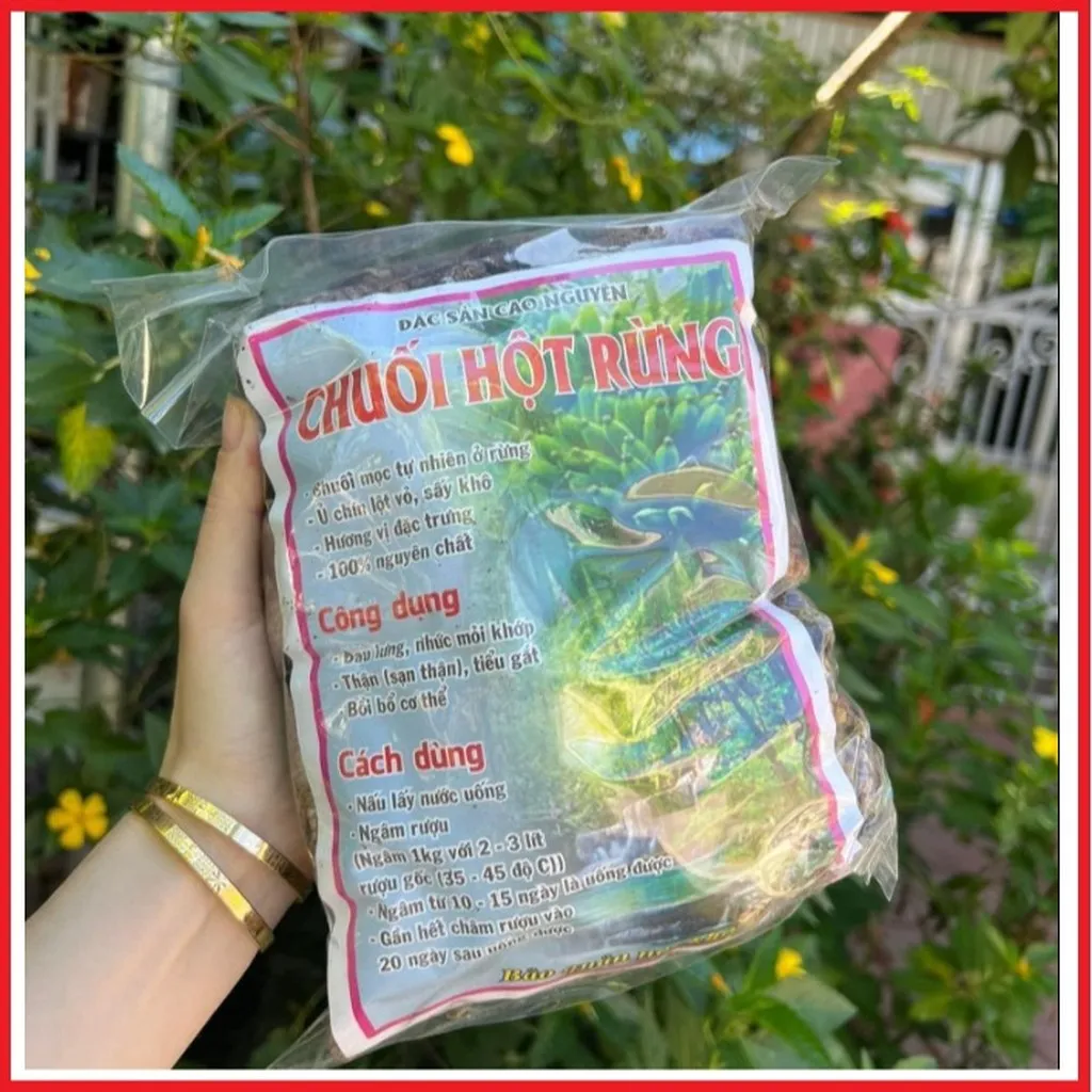 Chuối Hột Rừng Tây Nguyên Túi 1kg Ctb383 - Bechip