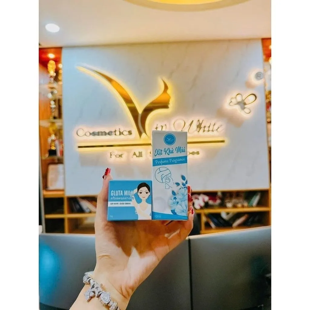 Alternative view of Kem Mờ Thâm, Khử Mùi Vùng Nách Gluta Milk Vip White + Tặng Kèm 1 Chai Xịt Khử Mùi - Su