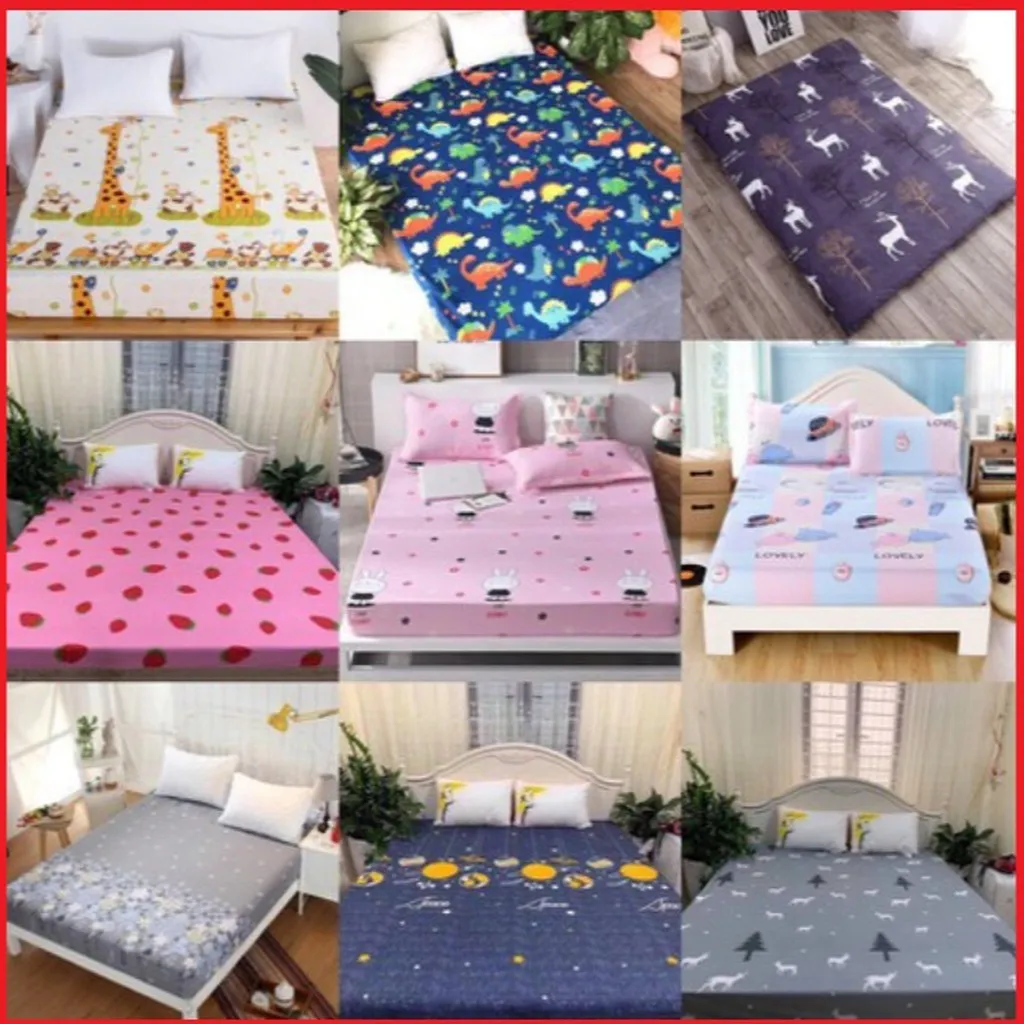 Ga Chống Thấm 100% Cotton Hàn Quốc Violet Ctb393 - Bechip