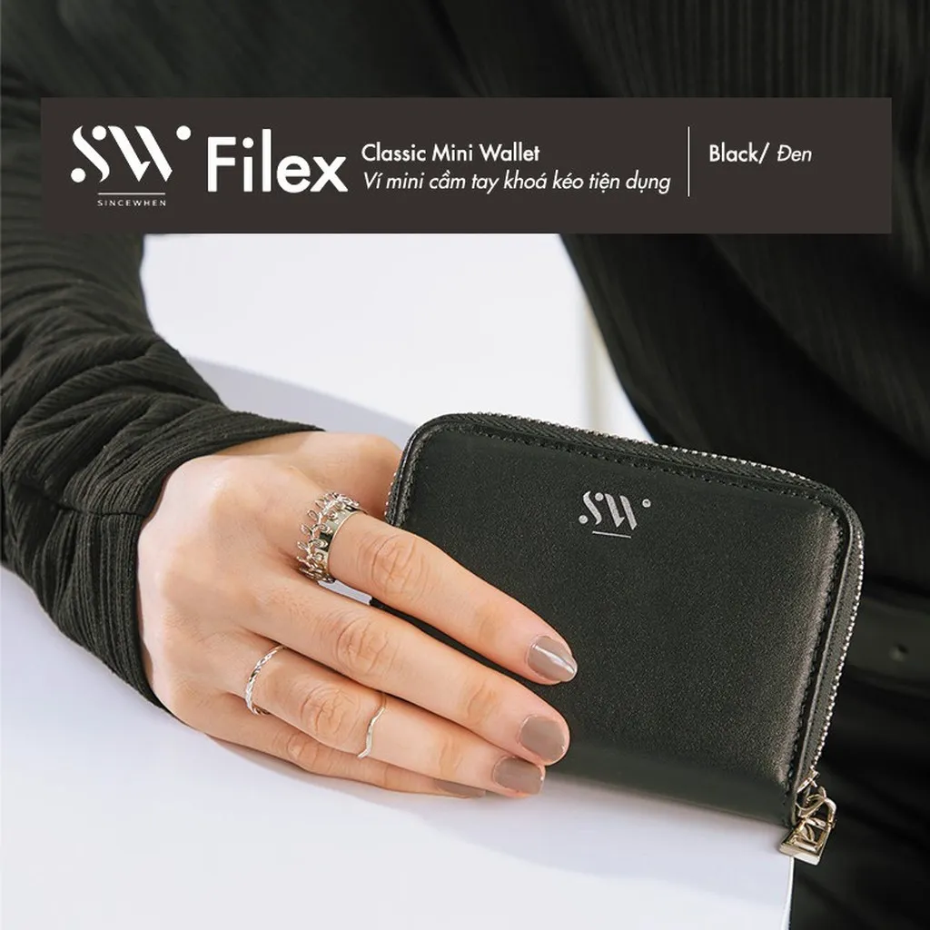 Ví Ngắn Filex Khoá Kéo (classic Mini Wallet) - Sincewhen