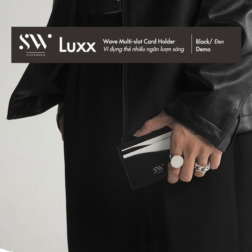 Alternative view of Ví Đựng Thẻ Luxx Nhiều Ngăn Lượn Sóng (wave Multi-slot Card Holder) - Sincewhen