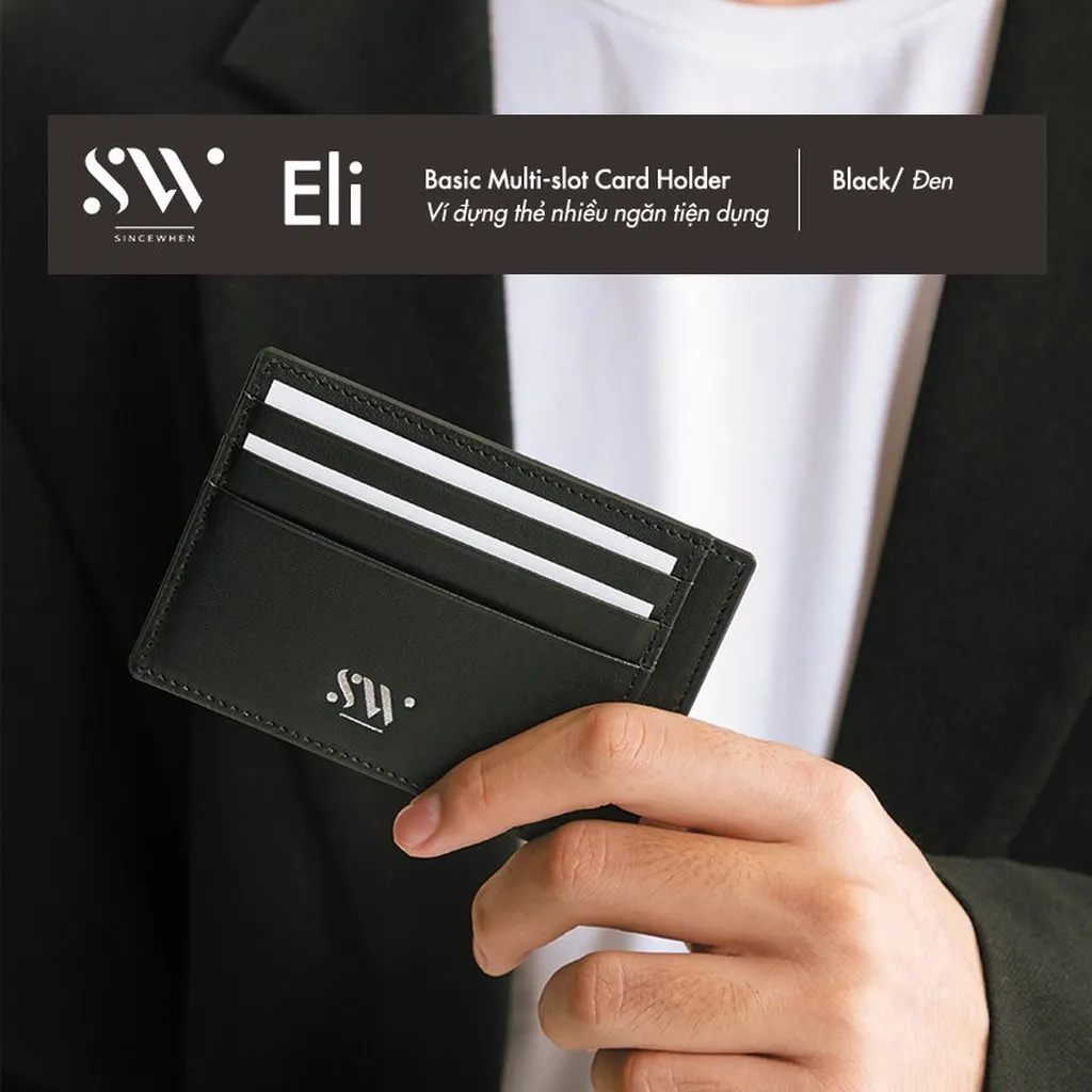 Ví Đựng Thẻ Eli Nhiều Ngăn Tiện Dụng (basic Multi-slot Card Holder) - Sincewhen