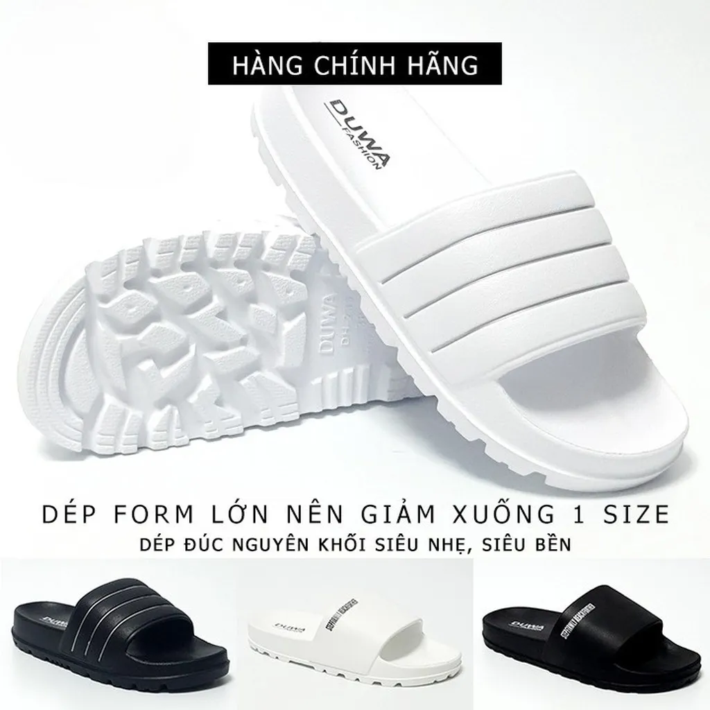 Dép Đúc Quai Ngang Nam, Nữ Siêu Nhẹ Duwa - Hàng Chính Hãng - Sh193 - Be Yourself