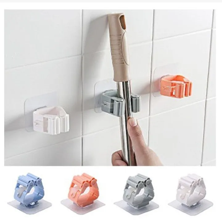 Combo 2 Giá Treo Chổi Và Cây Lau Nhà Đa Năng - Gdn