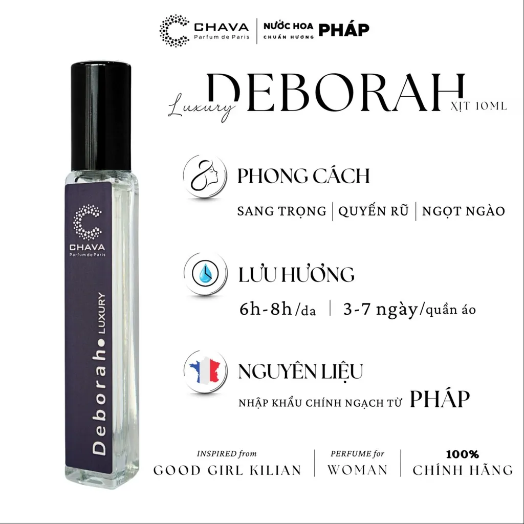 Alternative view of [combo Quà Tặng] 1 Son Kem Lì Rosy Luxury + 1 Nước Hoa Luxury 10ml - Chava