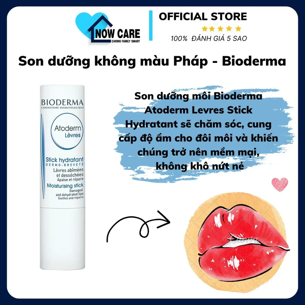 Son Dưỡng Không Màu Pháp - Bioderma